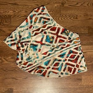 Tribal print off-the-shoulder A’Gaci blouse size Small